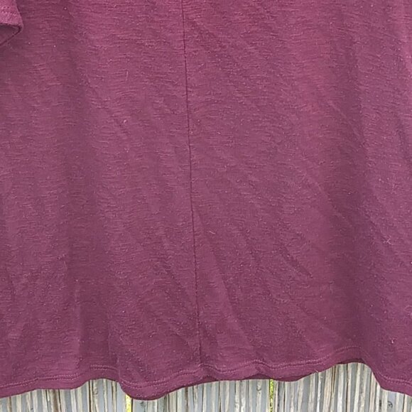 Kayleigh Maroon Off The Shoulder Straps Top - No Size Tag - See Measurements - Picture 12 of 12